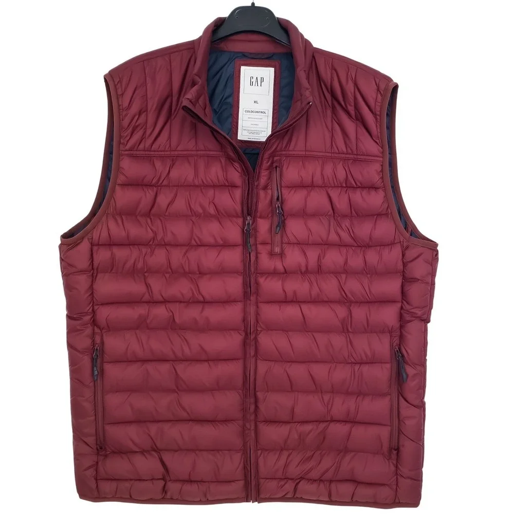 Gap Puffer Vest Mens‎ XL Classic Port ColdControl Packable Nylon